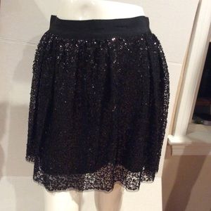 J. Crew sequin mini skirt size 00